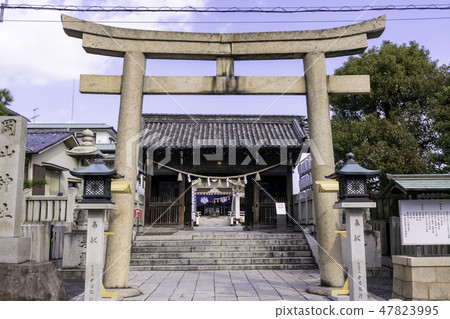Okayama Okayama shrine Torii Dairymon's Worship House 47823995
