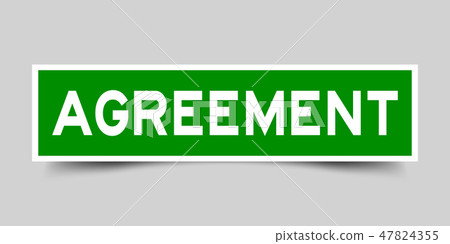 Label sticker green color in word agreement Label sticker green color in word agreement 47824355