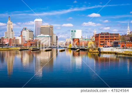 Providence, Rhode Island, USA downtown skyline 47824564