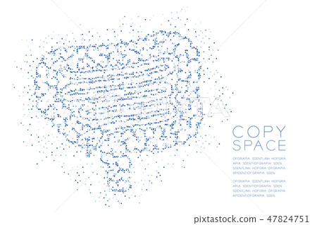 Intestine shape Abstract Geometric Circle dot 47824751