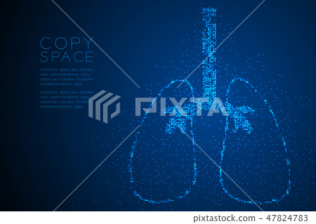 Lung shape Abstract Geometric Bokeh light circle Lung shape Abstract Geometric Bokeh light circle 47824783