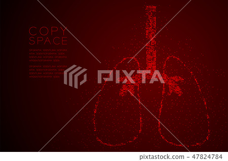 Lung shape Abstract Geometric Bokeh light circle Lung shape Abstract Geometric Bokeh light circle 47824784