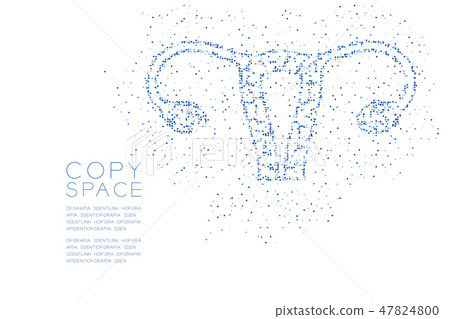 Ovary and uterus shape Abstract Geometric Circle 47824800