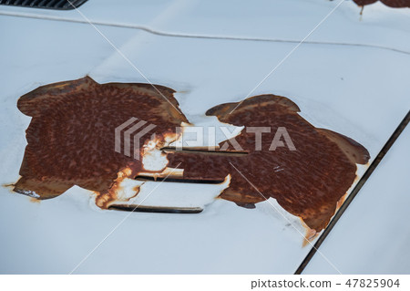 Car body deterioration and rust Car body deterioration and rust, dents 47825904