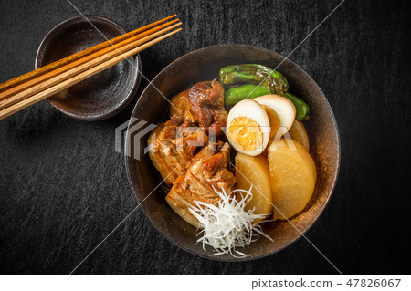 軟煮豬肚煮熟的煮熟的豬肉菜 47826067