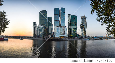 Evening Moscow City Evening Moscow City 47826199