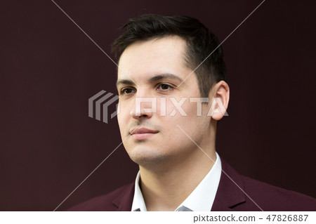 Handsome young man of 25-30 years old in a suit. 47826887