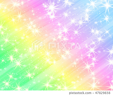 Unicorn rainbow backdrop. Bright hologram mermaid 47829838