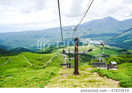 Tateshina和Shirakaba湖看法從Carshan推力 47833619