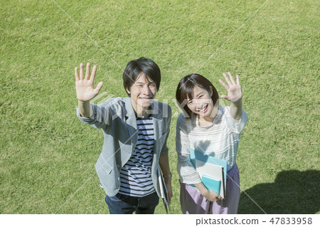 大學校園生活戶外 47833958