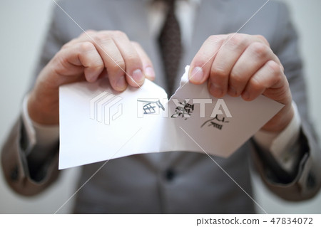 Retirement Retirement Application Retirement Notice (resignation change job leave Kanji writing bracket submission table desk business business document) 47834072