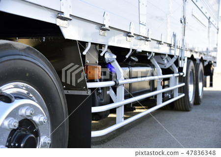 Image of transport industry: new car heavy duty truck Image of transport industry: new car heavy duty truck 47836348