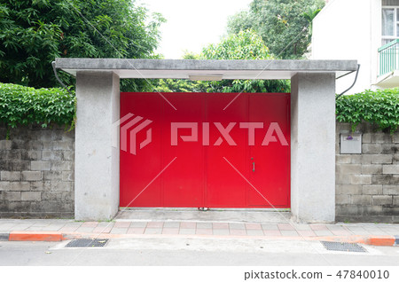 sidewalk by street wall & door sidewalk by street wall & door 47840010