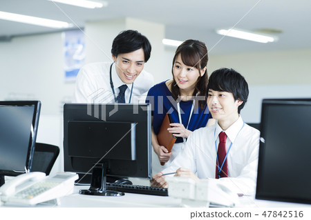 Business office New employee intern businessman Business office New employee intern businessman 47842516
