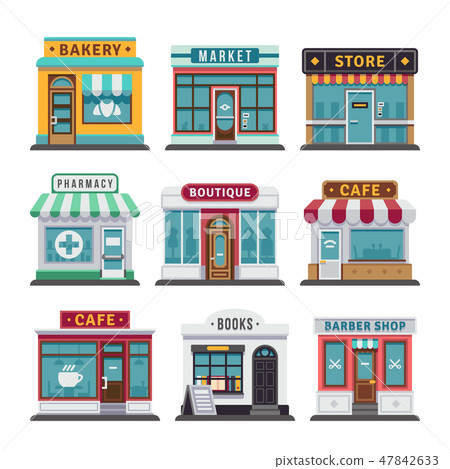 Retail business urban shop, store Retail business urban shop, store 47842633