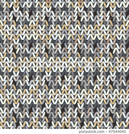 Seamless vector chevron pattern fabric textile - Stock Illustration ...