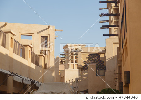 View of historical arabic town. View of historical arabic town. 47844346