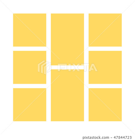 Vector frames photo collage  47844723