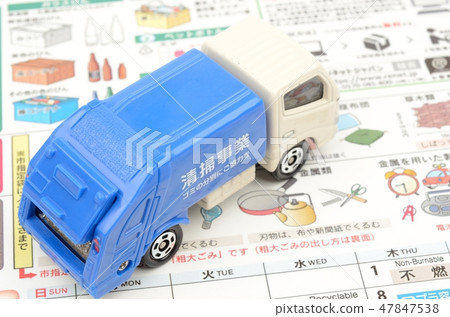 Garbage truck 47847538