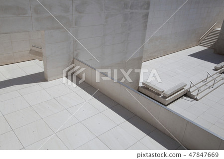 White minimalist architecture CaixaForum 47847669