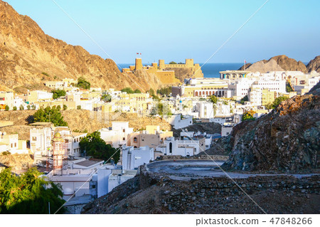 Beautiful streets of Oman Muscat 47848266
