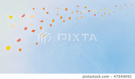 Water sky and confetti 47849092