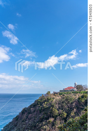 Mihonoseki Lighthouse stands at the easternmost end of Shimane Peninsula Mihonoseki Lighthouse stands at the easternmost end of Shimane Peninsula 47849803