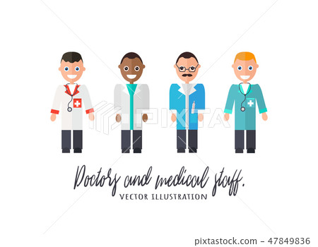 Doctors and medical staff.  47849836