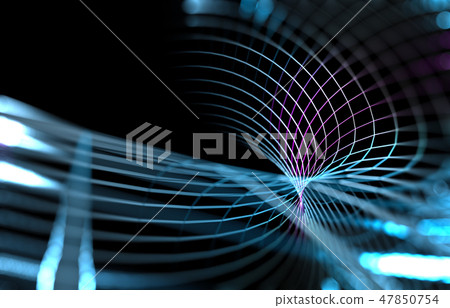 Mesh or net with lines,geometrics shapes detail 47850754