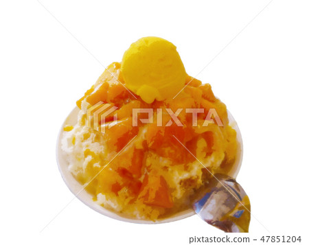 Mango shaved ice - Stock Illustration [47851204] - PIXTA