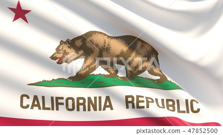 State of California flag. Flags of the states of USA. State of California flag. Flags of the states of USA. 47852500