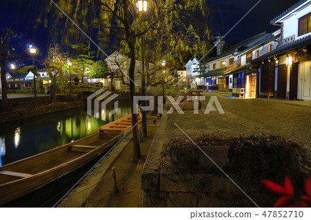 Kurashiki Aichi District Night view 47852710