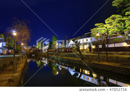 Kurashiki Aichi District Night view 47852716