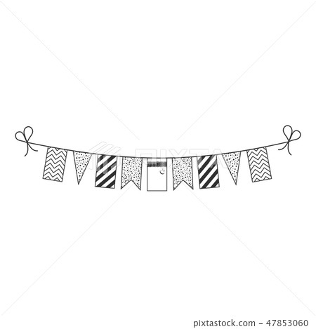 Decorations bunting flags for Turkmenistan  47853060