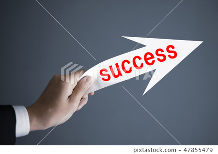 SUCCESS and a businessman 47855479