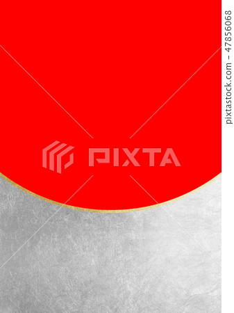 Foil Gold and silver red image (background material) 47856068