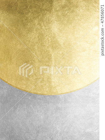 Gold foil silver image (background material) 47856071