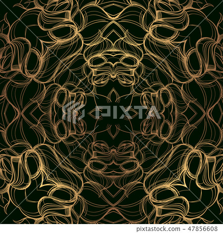 Elegant abstract background with a gold pattern... - Stock Illustration ...
