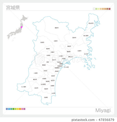 宮城縣（市町村）地圖 47856879