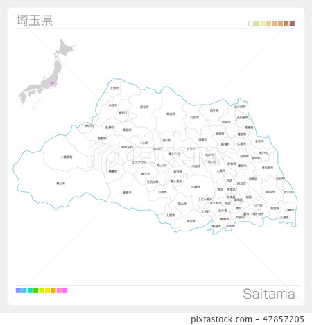 埼玉縣（市町村）地圖 47857205
