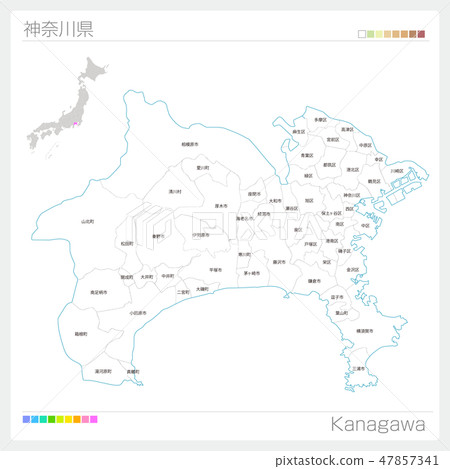 神奈川縣（市町村）地圖 47857341