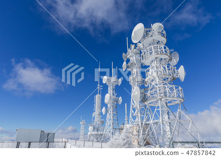 Nagano _ radio wave tower group of Mikigahara Nagano _ radio wave tower group of Mikigahara 47857842