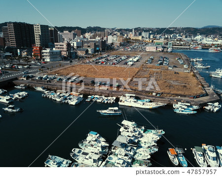 Fishing port aerial photograph of Sumiyoshi-cho, Kagoshima-shi Fishing port aerial photograph of Sumiyoshi-cho, Kagoshima-shi 47857957