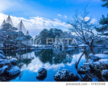 Kenrokuen的雪景 Kenrokuen的雪景 47859398