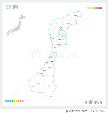 石川縣（市町村）地圖 47861502