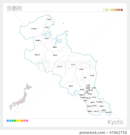 京都府（市町村）地圖 47862758