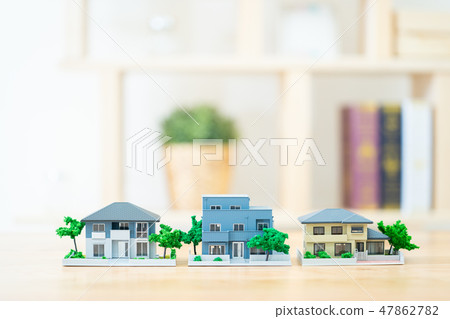 Real estate image miniature model house 47862782
