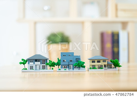 Real estate image miniature model house Real estate image miniature model house 47862784
