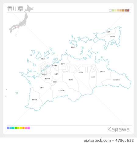 香川縣（市町村）地圖 47863638