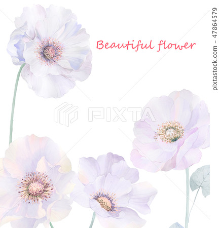 Elegant watercolor roses and peony flowers Elegant watercolor roses and peony flowers 47864579